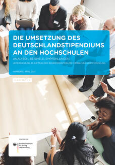 Die Umsetzung des Deutschlandstipendiums an den Hochschulen (Cover)